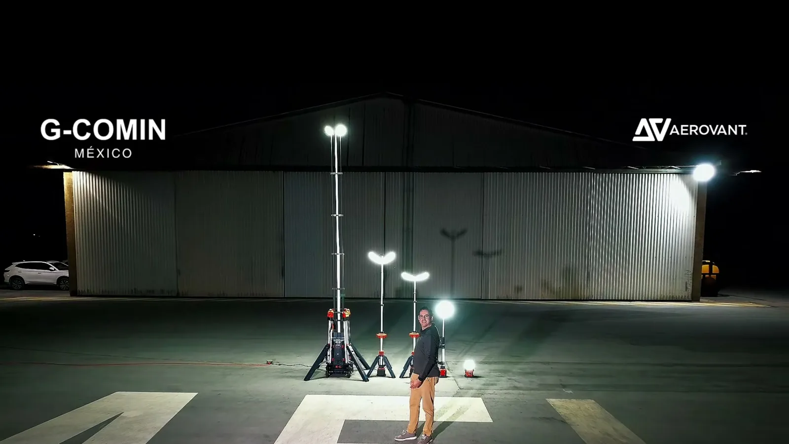 G-COMIN llega a México con AEROVANT: iluminación industrial cero emisiones para minería y construcción