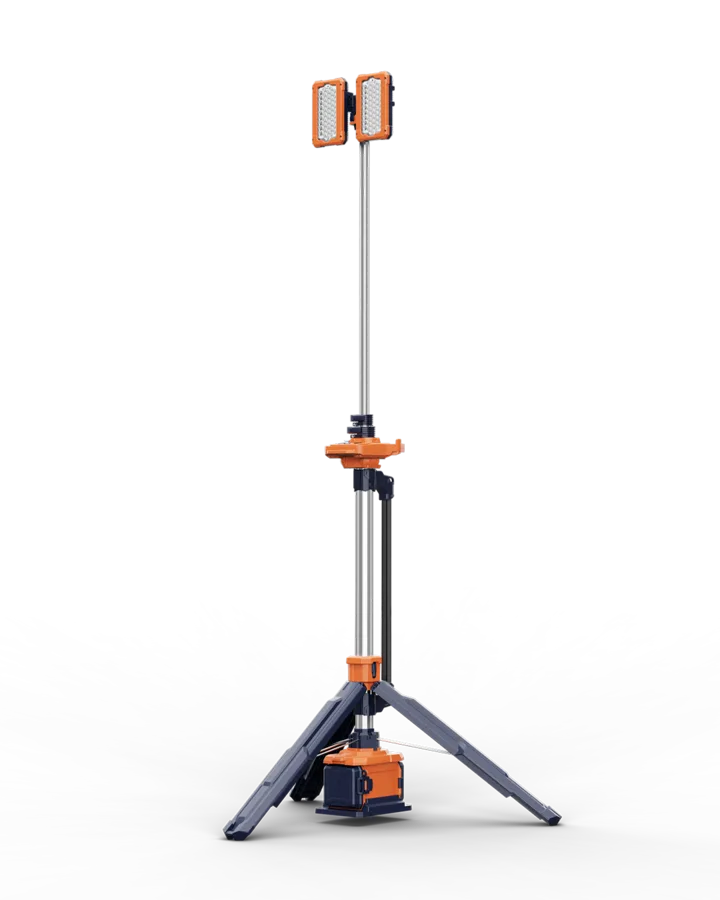 Torre TL-300 de doble cabezal desplegada